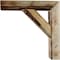 Ekena Millwork 3 1/2"W x 12"D x 12"H Vintage Farmhouse Bracket, Barnwood Decor Collection, Natural Barnwood BKTB03X12X12TRUF - alternate 4